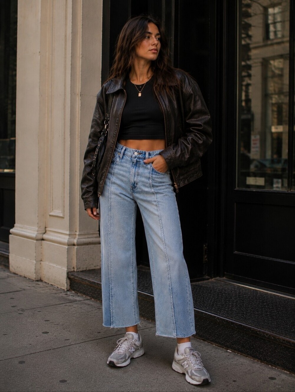 Levi's Baggy Dad Recrafted Cropped Jeans NWT